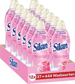 Silan Passie Voor Rozen - Wasverzachter - Langdurige Frisheid - Voordeelverpakking - 12 x 37 wasbeurten — thumbnail 1