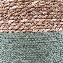 Lavandoux - Wasmand - Zeegras - Naturel/Groen - Ø45 x H50 cm — thumbnail 3