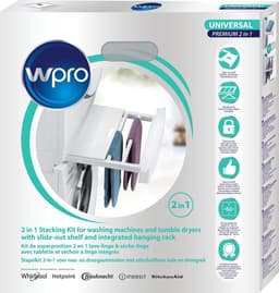 Wpro SKP101 - Stapelkit met uitschuifbaar droogrek - Universeel — thumbnail 5