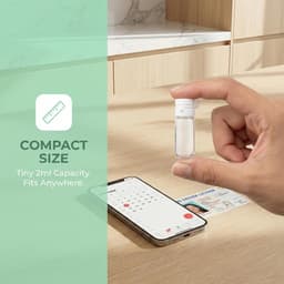 10 stuks reiscontainers, 2 ml transparant, lekvrij, lege aromatherapie-flesjes, kleine flesjes om te vullen, reisflessen voor make-up-remover en vochtinbrengende crèmes — thumbnail 5