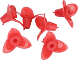 30Set Vogelvoeder Vervanging Er Plastic Vogelvoeder Vervangende Onderdelen Arieor GardenRed, Tuin Ding Wilde Vogels Wild Dier Ram (rood) — thumbnail 5