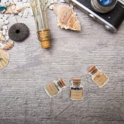 1set Decoratieve Kristallen Flesjes Van Wensflessen Met Natuurlijke Chips Handgemaakte Decoratie Voor Sieraden Ambachten Draagbare Stevige Design — thumbnail 3