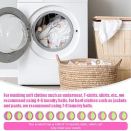 Dailygoody - Huisdierhaarverwijderingsballen - Pluizenvanger voor Wasgoed - 12 — thumbnail 2