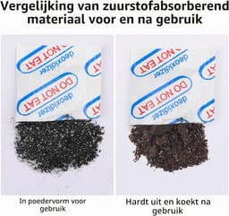 100 stuks 300CC Zuurstofabsorbers,Voedselkwaliteit Zuurstofabsorptiemiddelen voor langdurige voedselopslag, luchtdichte container voedselconservering uitdrogende voedselopslag in vacuüm mylar — thumbnail 5