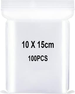 Hersluitbare Transparante Plastic Tassen - Transparant - 35 x 45 cm - Stevige Ziplock Tassen - Voor Diverse Toepassingen — thumbnail 1