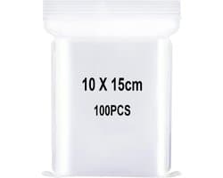 Hersluitbare Transparante Plastic Tassen - Transparant - 35 x 45 cm - Stevige Ziplock Tassen - Voor Diverse Toepassingen