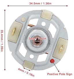 2 Stuks RS550 Koolstofmotorborstelhouder Vervangende Onderdelen voor Boormachine Elektrische Schroevendraaier, Vervangende Onderdelen voor Elektrisch — thumbnail 3