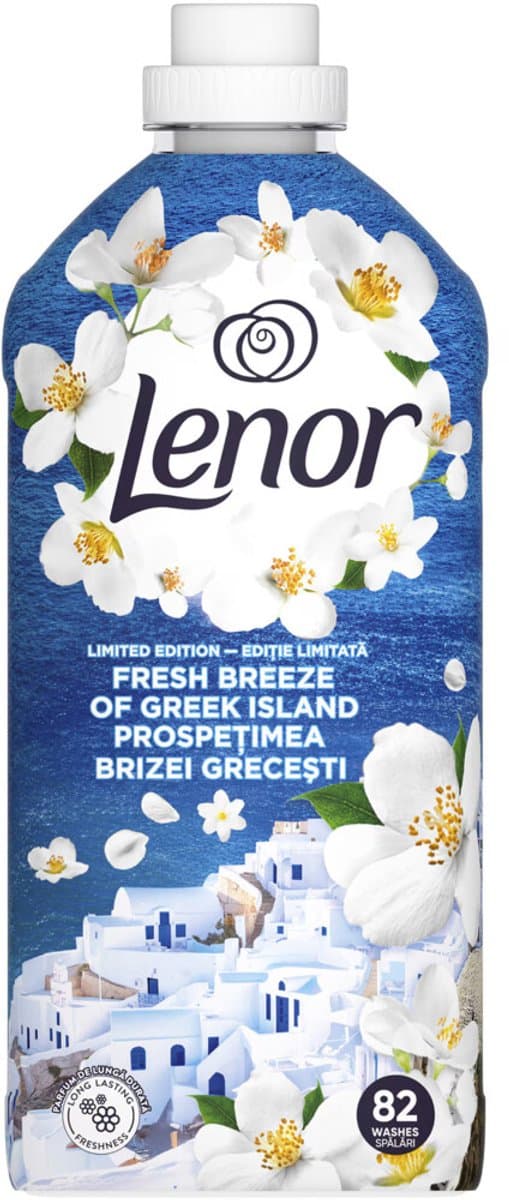 Lenor Wasverzachter Fresh Breeze of Greek Island 82 Wasbeurten 1722 ml — afbeelding 1