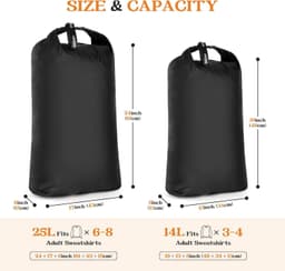 Nylon Waszakken Set van 2, Ideaal voor Zwemkleding, Sportkleding en Organisatie van Vuile Was — thumbnail 2
