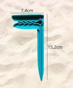 Clips voor Strandhanddoeken - Hemelsblauw - 8 Stuks - Robuuste Kunststof Klemmen - Voor Strand en Picknick — thumbnail 3