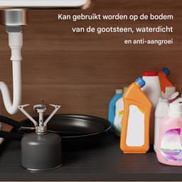 Wasmachine Droger Aanrecht Mat - Apparaat Beschermer - Apparaten Beschermen - Hittebestendig Waterdicht - 38 x 27 x 3.5 cm — thumbnail 4