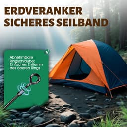Omgoods - Set van 8 Grondankers voor Trampolines en Tenten — thumbnail 2