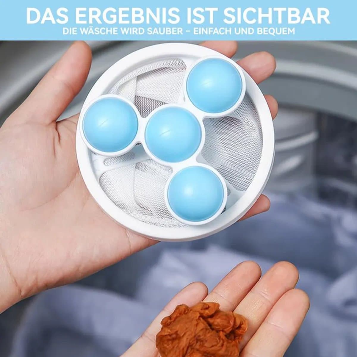 Deze set bevat 3 herbruikbare waszakjes Geschikt voor het verwijderen van haar uit de wasmachine, perfect Geschikt voor het verwijderen van haar uit kleding, dekens, jassen en huisdieren. — afbeelding 1