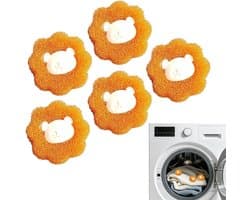 Huisdierhaar Verwijderaar Ballen - Wasballen Pluisvanger - Kleding Reinigen - Schattig Berenontwerp - 5 stuks - Niet gespecificeerd