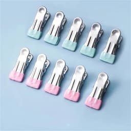 Roestvrijstalen Knijpers - Wasknijpers - Kleding Ophangen - Stevige Grip - 50 Stuks - Roze — thumbnail 4