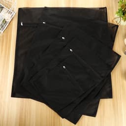 Waszak - 3 stuks - Met ritssluiting - Voor beha, schoenen, sokken - Ondergoed - Babykleding - Hemd - Trui - 60 x 60 cm - Geschikt voor wasmachine — thumbnail 5