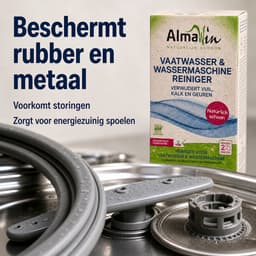 Krachtige Vaatwasserreiniger en Wasmachinereiniger Concentraat – 200 g Ontkalker voor Diepe Reiniging van Kalkaanslag, Schone Vaat en Fris Wasgoed – Verleng Levensduur Apparaten — thumbnail 4