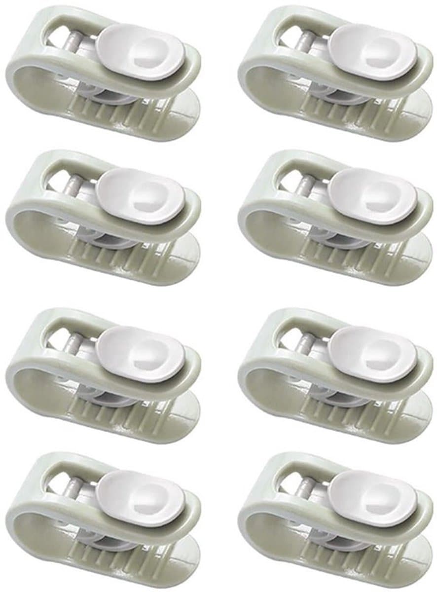 Antislip Clips - Dekbedovertrek Clips - Voorkom Verschuiven - 8 Stuks - Multifunctionele Clips - Voor Dekbedovertrekken - Kleding en Sokken — afbeelding 1