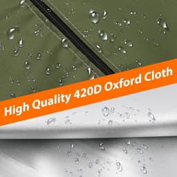 Duurzame Waterdichte Bescherming voor Waslijn, 420D Oxford Stof, Met Rits en Trekkoord voor Buitengebruik, Ideaal voor Tuin en Parasol — thumbnail 3