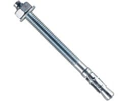 Zware pluggen - Boutankers ankers - Bevestigen profielen - Gegalvaniseerd staal - M8 8x100mm - Zilverkleurig