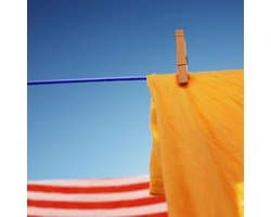 Waslijn Staalkern - Sterk Koord - Buiten Ophangen - Hoge Draagkracht - 51 Meter - Blauw