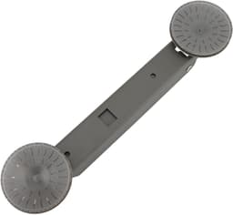 Intrekbaar Droogrek - Wandrek Wasrek - Kleding Drogen - Sterke Zuignap Bevestiging - 28 cm Lengte - Zwart — thumbnail 4