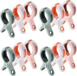 Large Clips, 12pcs Towel Clips, Large Bath Towel, Clips, Windproof Beach Towel, Clips, Strong Towel Clips, Beach - ShopVlot — thumbnail 1