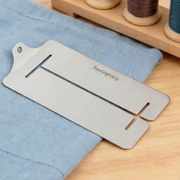 Naaiclips - Zoomklem stof - Stof zomen - Roestvrij staal - 10 x 6 cm - Zilver — thumbnail 4