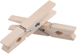 Dailygoods- Houten Wasknijpers 300 Stuks - Berkenhout - 7,2 cm - Knijpers voor Knutselen - Decoraties - Hoge Kwaliteit — thumbnail 5