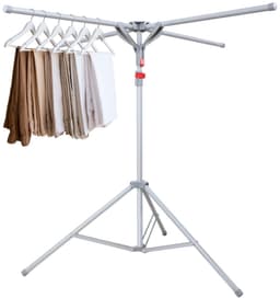 Dailygoods - Inklapbaar Droogrek met 4 Armen - Verstelbaar van 120 tot 170 cm — thumbnail 1
