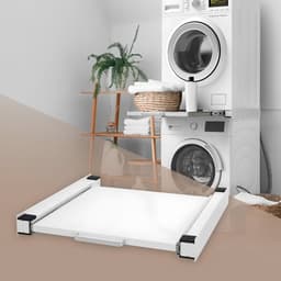 JCP® Wasmachine Ombouw - Wasmachine Meubel - Wasmachine Kast - Wit - 60cm x 60cm x 8cm — thumbnail 1