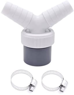 Afvoerslangconnector Duurzaam - 2-Weg Y-Splitter - Afvoerslangverbindingsadapter - Voor Wasmachine/Condensdroogtrommel - Geschikt voor Slangdiameter 19-24 mm - Aansluiting voor Afvoerbuis 40 mm - Afvoeradapter — thumbnail 1