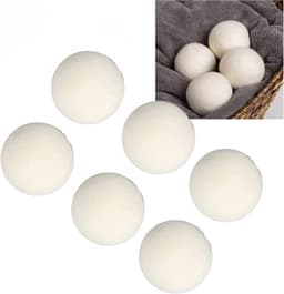 Drogen Ballen Vilten Bal Wol Bal Bal Wasdroger Kleding Statische Verwijdering Kledij 6 Stuks Voor Kleding Smeltbare Zoom Tape (5 cm) — thumbnail 5