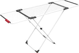Staal aluminium wit wasrek - 62 x 125 x 133 cm - verrassend design — thumbnail 1