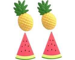 - Strandhanddoekclips 4 stuks voor ligstoel zonnebank - Fruitstijl wasknijpers - Set van 4 nodig voor strandhanddoeken.