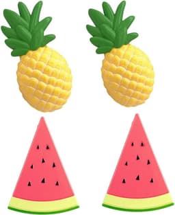 - Strandhanddoekclips 4 stuks voor ligstoel zonnebank - Fruitstijl wasknijpers - Set van 4 nodig voor strandhanddoeken. — thumbnail 1