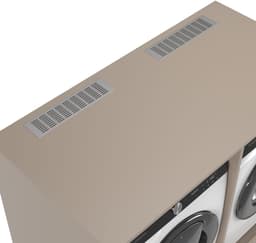 Wasophoogte® Wasmachine Kast Kyoto - Wasmachine verhoger - Wasmachine ombouw - 700(D)*1930(B)*2110(H) mm - Taupe — thumbnail 5