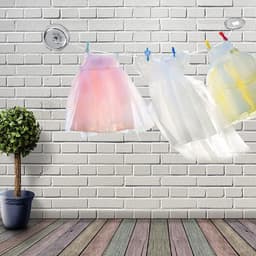 Allecto Plus - Intrekbare waslijn voor binnen en buiten - Roestvrijstalen kledinglijn - Zware verstelbare waslijn voor badkamer, hotel en binnenshuis wassen — thumbnail 4