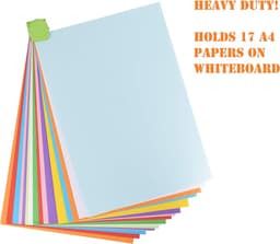 16 stuks veelkleurige magnetische metalen klemmen, koelkast whiteboard muur magnetische memo opmerking clip — thumbnail 4