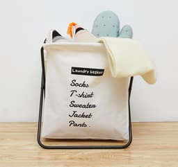 Peak- Wasmand - Wasmanden - wasmand inklapbaar - Opvouwbare Wasmanden - 47cm * 42cm * 54cm, Enge4ls-IJzeren Pijpenrek - 47cm *42 cm *54 cm — thumbnail 3