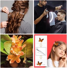 20 Stuks Professionele Haarspeldjes Zonder Plastic Kappersclips Metaal — thumbnail 4