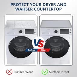 Wasmachine Deksel 50 x 60 cm - Siliconen Antislip Mat voor Wasmachines en Werkbladen — thumbnail 5