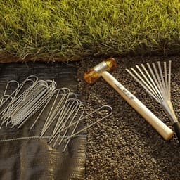 GardenMate®, 100 grondankers, verzinkt, staaldraad 150 mm lang, 25 mm breed, staaldraad, dikte 2,9 mm — thumbnail 2