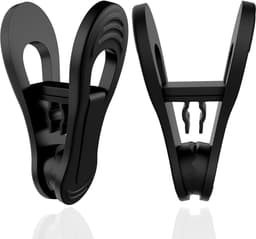Hanger Clips - Kledingclips Organizer - Kleding Opbergen - Speciaal Ontwerp - 60 Stuks - Zwart — thumbnail 1