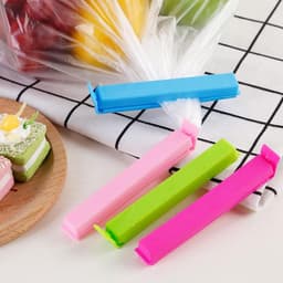 Unyqoos® Set van herbruikbare kleurrijke sluitclips voor diverse voedselverpakkingen — thumbnail 3