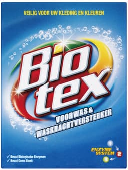 4 x Biotex – Waspoeder - Voorwas & Vlekverwijderaar – Actieve biologische enzymen – 720 g - Waspoeder Voorwas - Vlekverwijderaar - Enzymatische Vlekverwijdering - Waspoeder Inweek - Waspoeder Voor Kleding — thumbnail 2