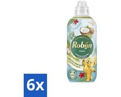 Robijn – Wasverzachter – Kokos Sensation – 765 ml - Voordeelverpakking - 6 stuks