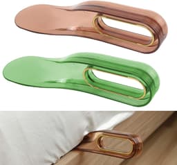 2-pack matraslifter voor het verschonen van lakens, bedlaken-oprolhulpmiddel voor het opmaken van het bed, matras-oprolhulpmiddel (oranje en groen) — thumbnail 1