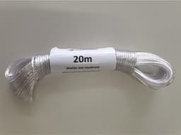 Waslijndraad 20Mx2,4mm met staalkern — thumbnail 1