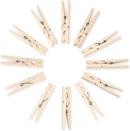 Wasknijpers - Houten wasknijpers - 50 Stuks wasknijpers - Wasknijpers Hout — thumbnail 4